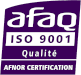 Logo AFAQ AFNOR Certification, ISO 9001 Qualité